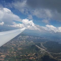 Flugwegposition um 14:36:35: Aufgenommen in der Nähe von Département Hautes-Alpes, Frankreich in 2550 Meter